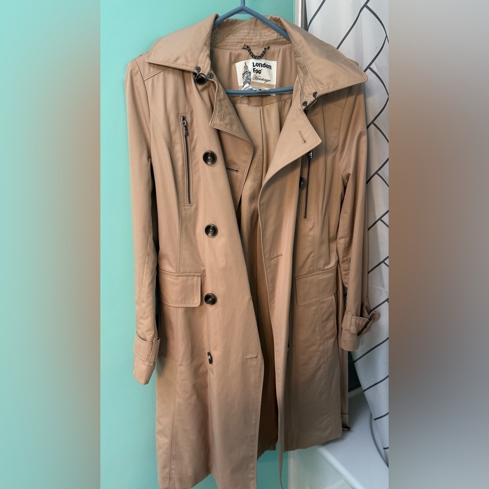 London Fog Tan Trench Coat
